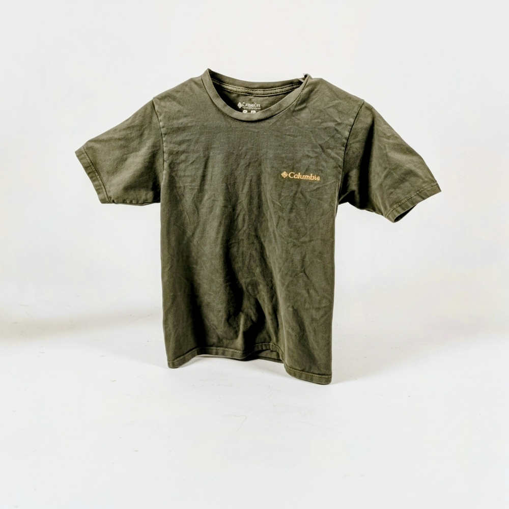 Columbia Kids Dark Green Short Sleeve Tee